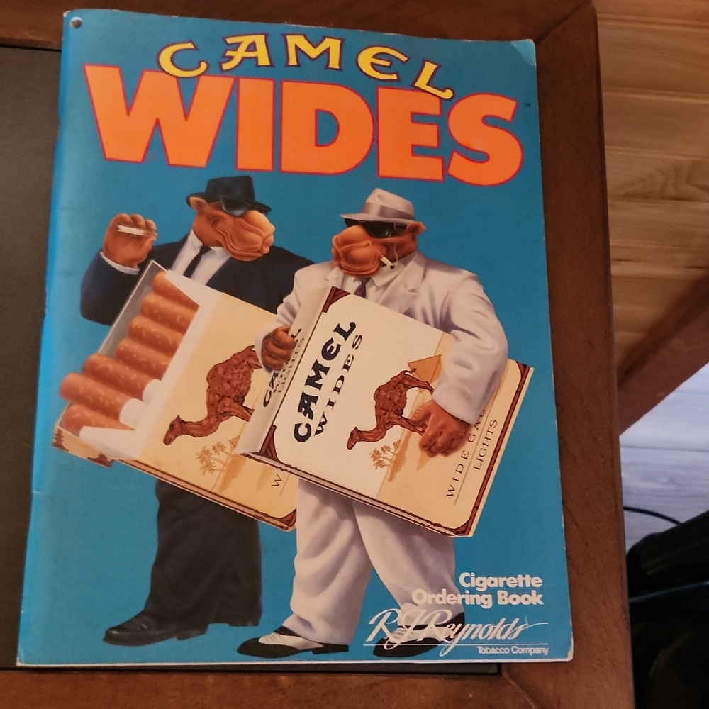 Final Price/Camel Cigarette Ordering Book - Blue Cover
